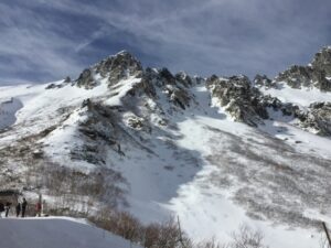 やま　雪景色